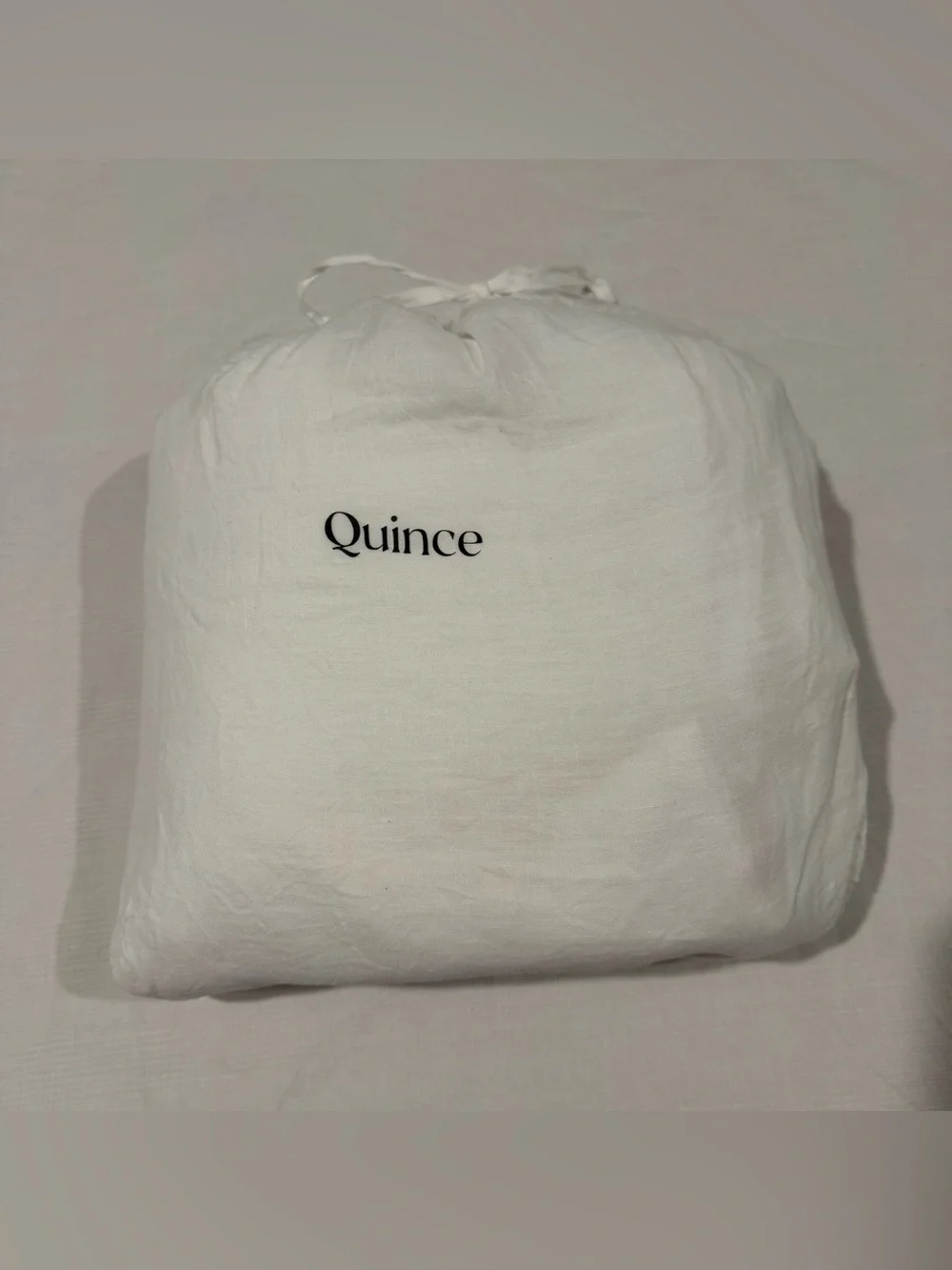 New Quince European Linen Duvet Cover King/CalKing - White MSRP $174